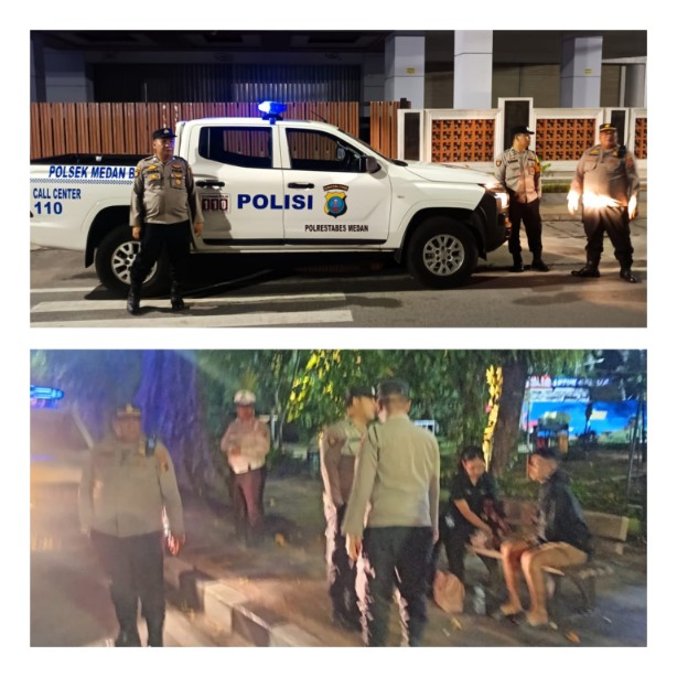 Polsek Medan Baru Intensifkan Patroli 3C untuk Antisipasi Curas dan Geng Motor di Wilayah Medan Baru