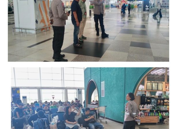 Pasca Pembatalan Sejumlah Penerbangan, Kapolresta Deli Serdang Pantau Terus Situasi di Bandara Kualanamu