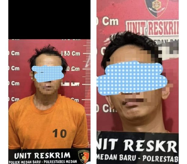 Bongkar Rumah Kosong di Medan Petisah, Dua Pria Diciduk Polsek Medan Baru