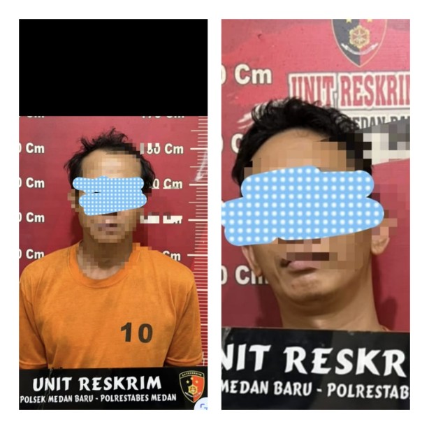 Bongkar Rumah Kosong di Medan Petisah, Dua Pria Diciduk Polsek Medan Baru