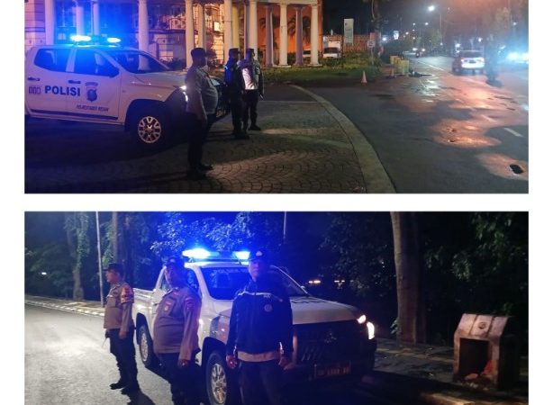 Cegah 3C dan Geng Motor, Polsek Medan Baru Gelar Patroli Dini Hari, Situasi Aman Kondusif
