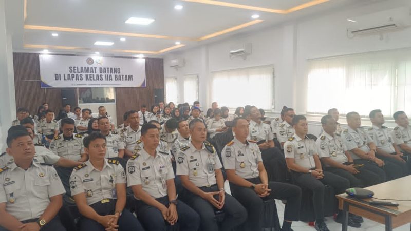 Lapas Kelas IIA Batam Mengikuti Pengarahan Langsung Dari Dirjenpas Secara Virtual