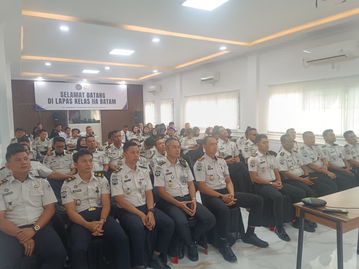 Lapas Kelas IIA Batam Mengikuti Pengarahan Langsung Dari Dirjenpas Secara Virtual