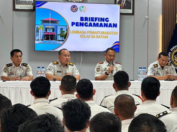 Lapas Kelas IIA Batam Mengikuti Pengarahan Langsung Dari Direktur Jenderal Pemasyarakatan Secara Virtual