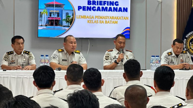 Lapas Kelas IIA Batam Mengikuti Pengarahan Langsung Dari Direktur Jenderal Pemasyarakatan Secara Virtual