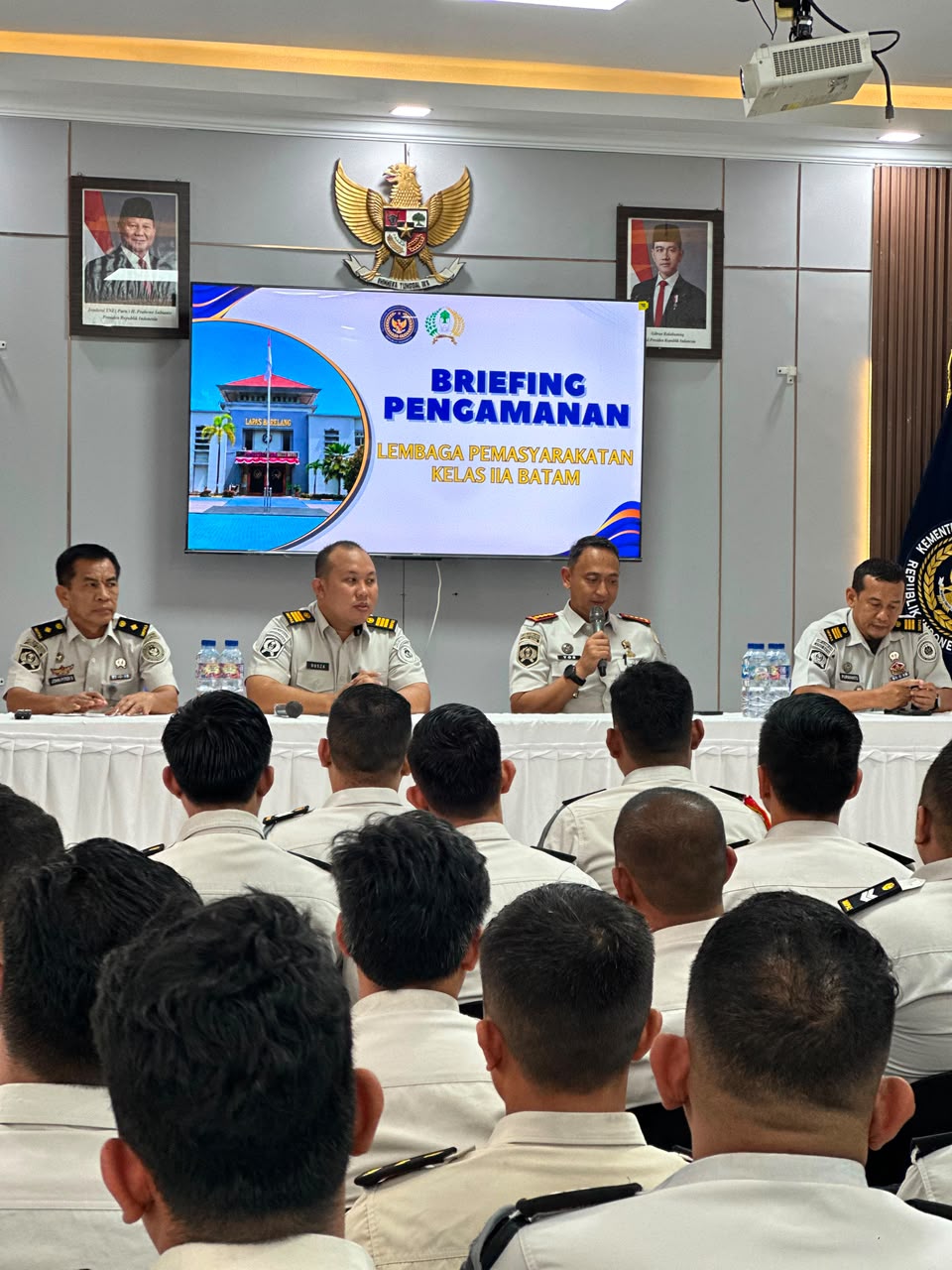 Lapas Kelas IIA Batam Mengikuti Pengarahan Langsung Dari Direktur Jenderal Pemasyarakatan Secara Virtual
