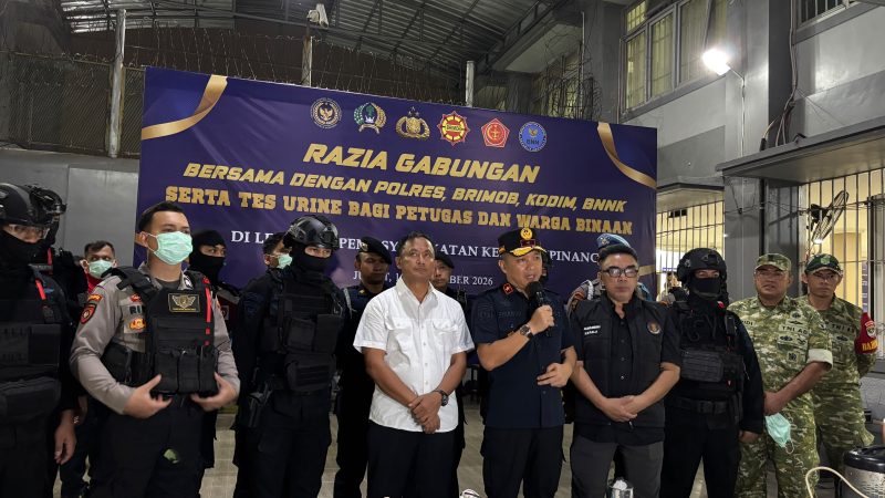 Razia Gabungan Lapas Cipinang, Tidak Ditemukan Narkoba dan Handphone di Blok Hunian