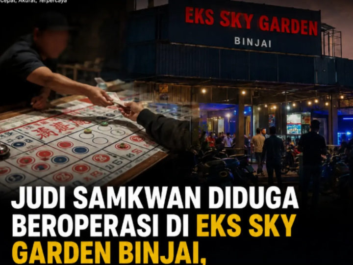 Bandar Judi Berinisial “AT” Kerap Gunakan Eks Sky Garden Sebagai Lahan Perjudian