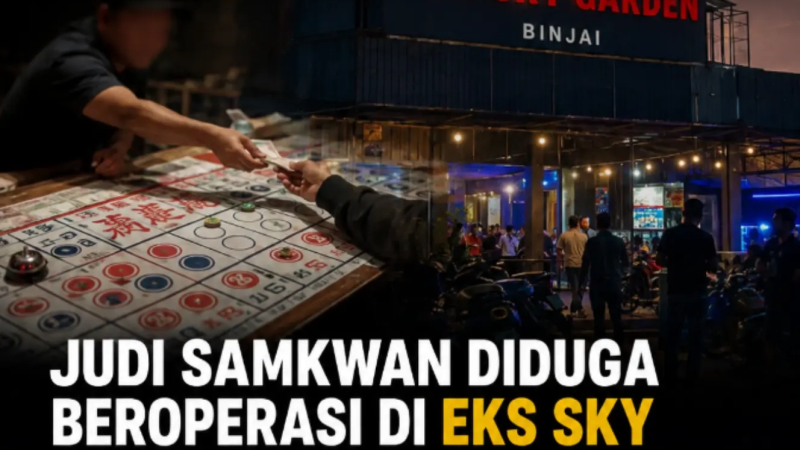 Bandar Judi Berinisial “AT” Kerap Gunakan Eks Sky Garden Sebagai Lahan Perjudian