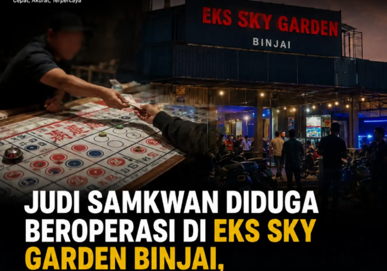Bandar Judi Berinisial “AT” Kerap Gunakan Eks Sky Garden Sebagai Lahan Perjudian