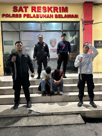 Respon Pengaduan Call Center 110,Tim Macan Amankan Dua Remaja Terkait Tawuran di Maden Lama