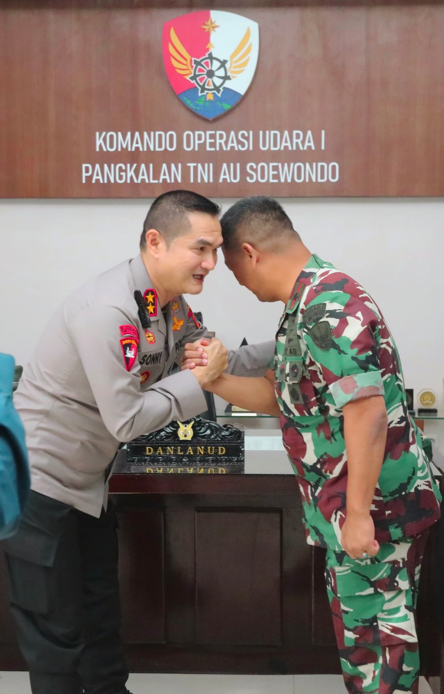 Jaga Sumut Tetap Kondusif, Kapolda Sonny Irawan Pererat Sinergi dengan TNI AU