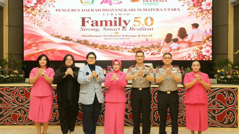 Kapolda Sumut Sonny Irawan Apresiasi Peran Bhayangkari dalam Mendukung Tugas Polri